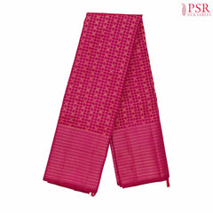 Cerise Pink Kanchipuram Silk Saree