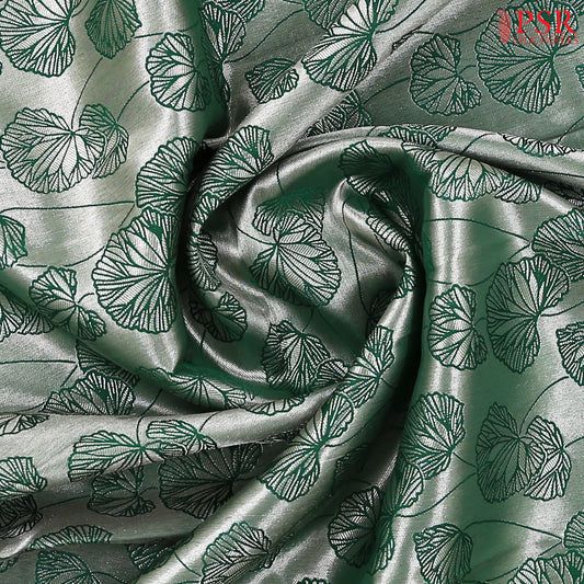 Dark Green Kanchipuram Silk Saree