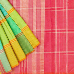 Multicolor Kanchipuram Silk Saree