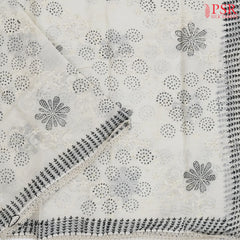 Steel Grey Cotton Dress Material