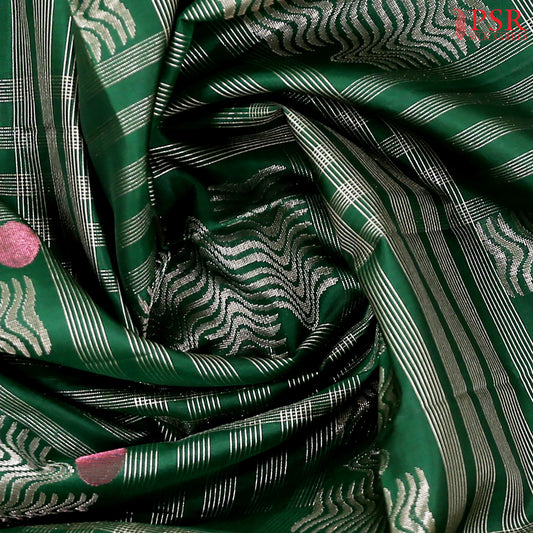 Dark Green Soft Silk Saree
