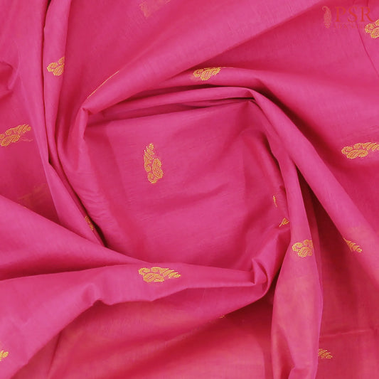 Magenta Pink Kanchi Cotton Saree