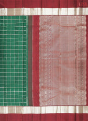 Emerald Green Kanchipuram Silk Saree