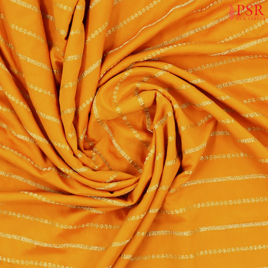 Marigold Semi Binny Silk Saree