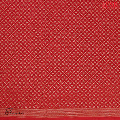 Red Georgette Silk Saree