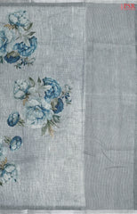 Light Blue Grey Kota Saree