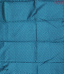 Peacock Blue Semi Pashmina Dress Material