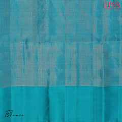 Light Cool Grey Khaki Soft Silk Saree