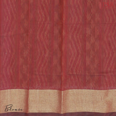 Black Semi Patola Silk Cotton Saree