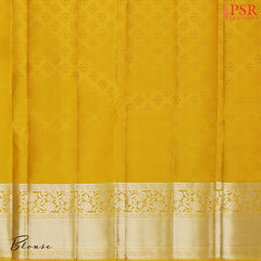 Yellow Kanchipuram Silk Saree