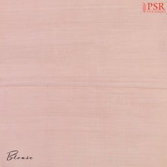 Pink & Orange Chiniya Silk Saree