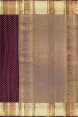Brown Kanchipuram Silk Saree