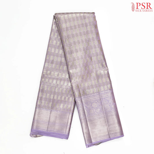 Wisteria Kanchipuram Jacquard Tissue Silk Saree