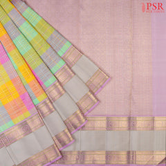 Multicolor Kanchipuram Silk Saree