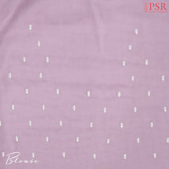 Lilac Dream Organza Laser Embroidery Saree