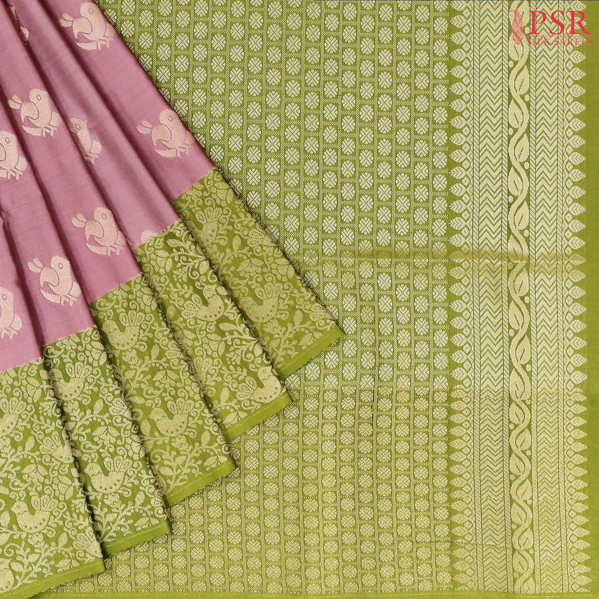 Onion Pink Soft Art Silk Saree