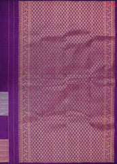 Dark Magenta Purple Kanchipuram Silk Saree