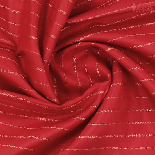 Red Fancy Kanchipuram Silk Saree