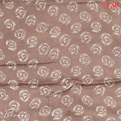 Burlwood Beige Modal Silk Saree