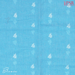 Maya Blue Byloom Cotton Saree