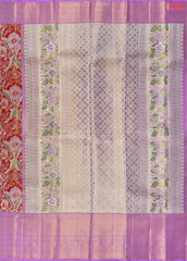 Red Tissue Kanchipuram Silk Saree