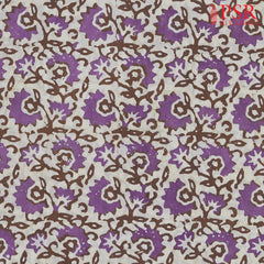 Beige Batik Print Running Material