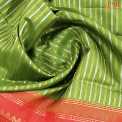 Avocado Green Kanchipuram Silk Saree