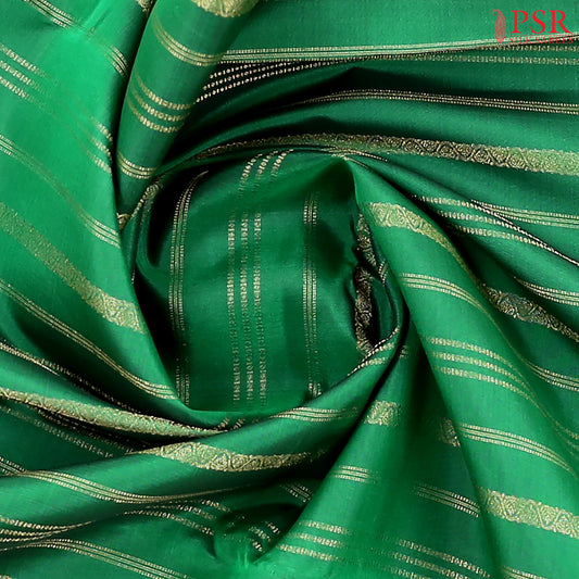 Emerald Green Fancy Kanchipuram Silk Saree