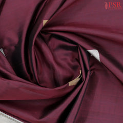 Burgundy Kanchipuram Silk Saree