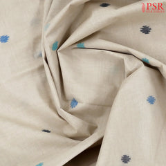 Light Beige Bengal Cotton Saree