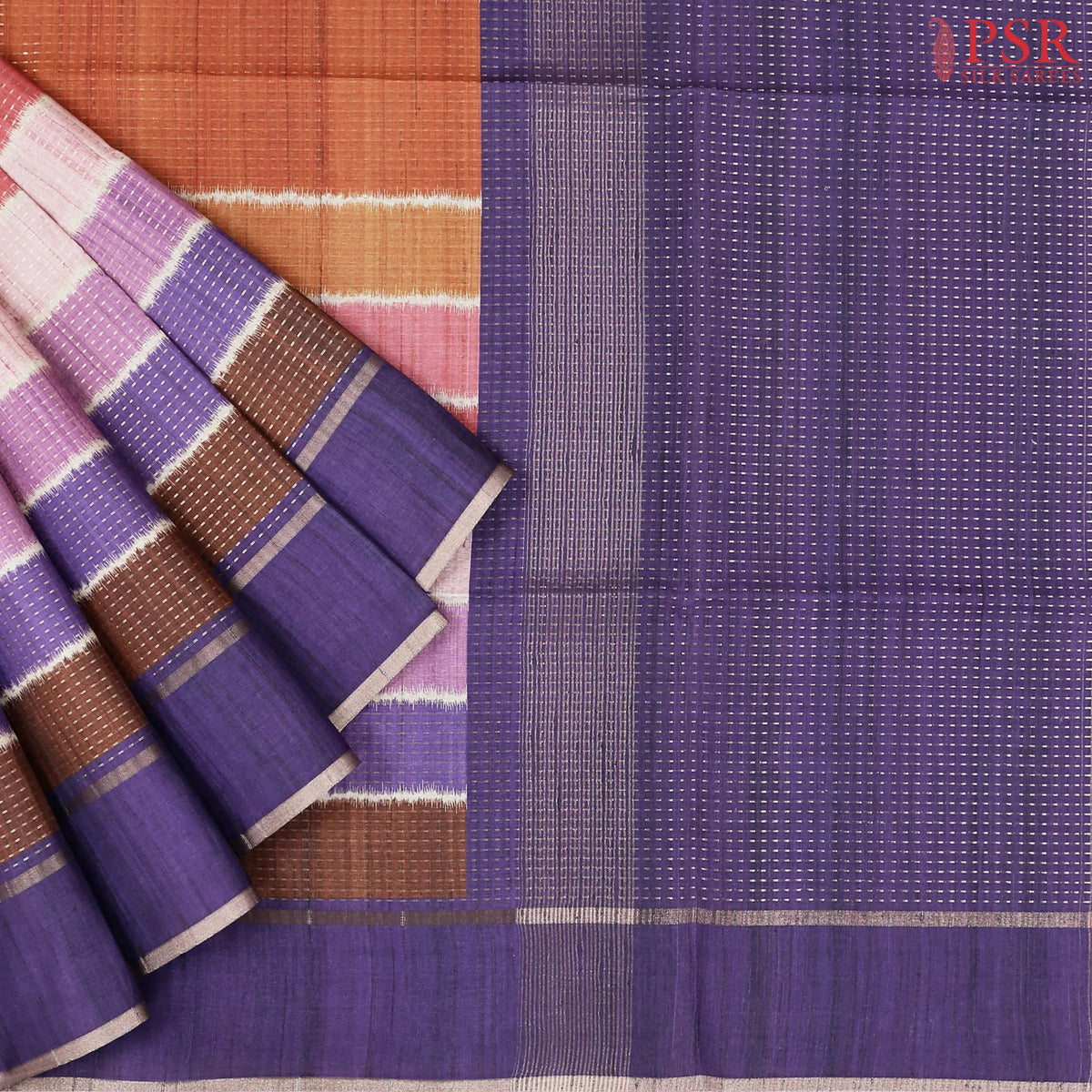 Multicolor Semi Tussar Saree