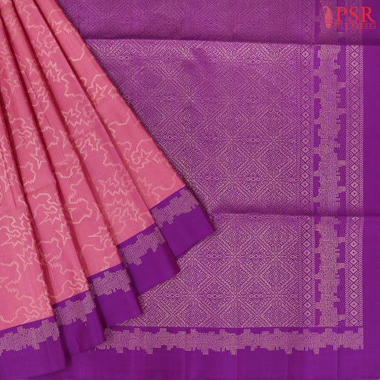 Thulian Pink Soft Silk Saree