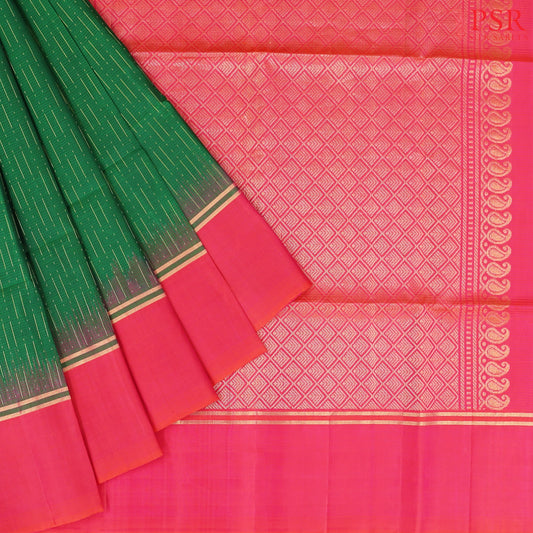 Emerald Green Soft Silk Saree