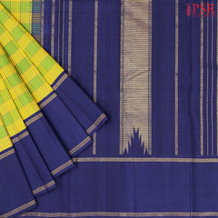 Green & Tuscany Yellow Kanchipuram Silk Saree