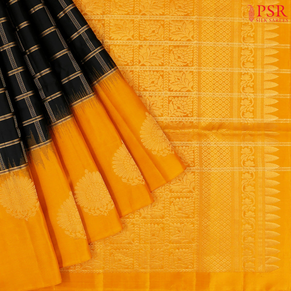 Black Soft Silk Saree