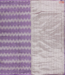 Purple Lavender Banaras Tissue Silk Saree