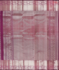 Burgundy Kanchipuram Silk Saree