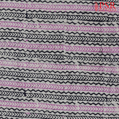 Light Grey Batik Print Running Material