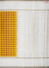 Turmeric Yellow Kanchipuram Silk Saree