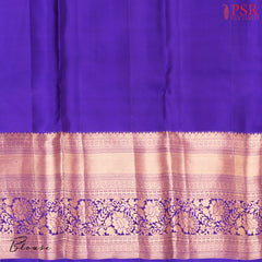 Persian Indigo Kanchipuram Silk Saree