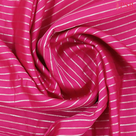 Magenta Chiniya Silk Saree