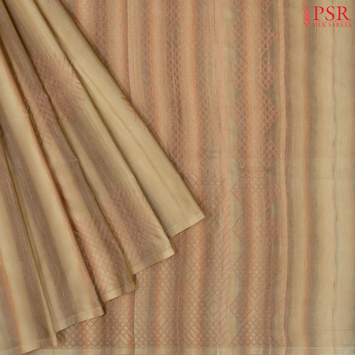 Tan Soft Art Silk Saree