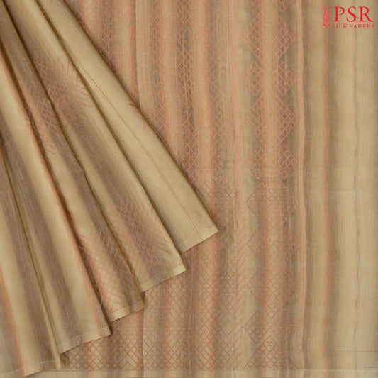 Tan Soft Art Silk Saree