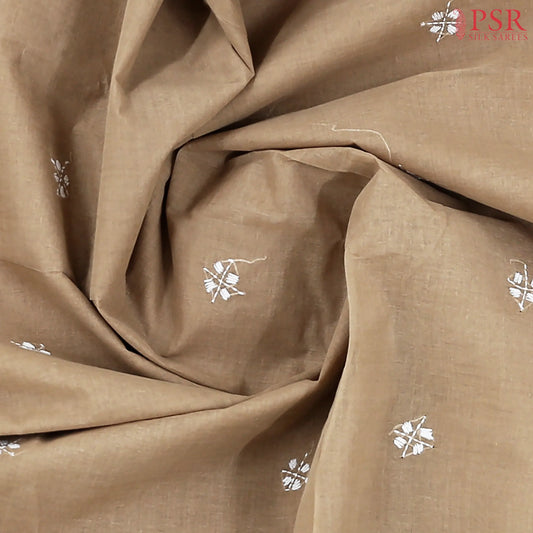 Tortilla Brown Bengal Cotton Saree