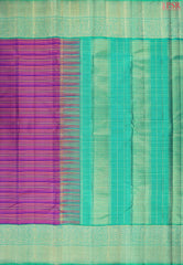 Magenta Purple Kanchipuram Silk Saree