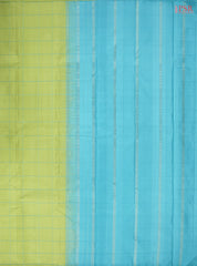 Light Lime Green Kanchipuram Silk Saree