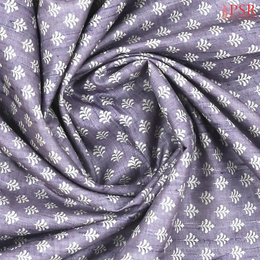 Purple Heather Semi Dupion Saree