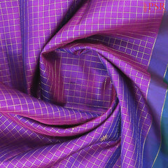 Mardi Gras Purple Kanchipuram Silk Saree