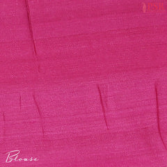 Magenta Chiniya Silk Saree