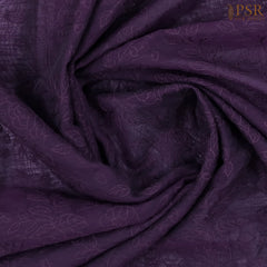 Dark Violet Bamboo Silk Sarees